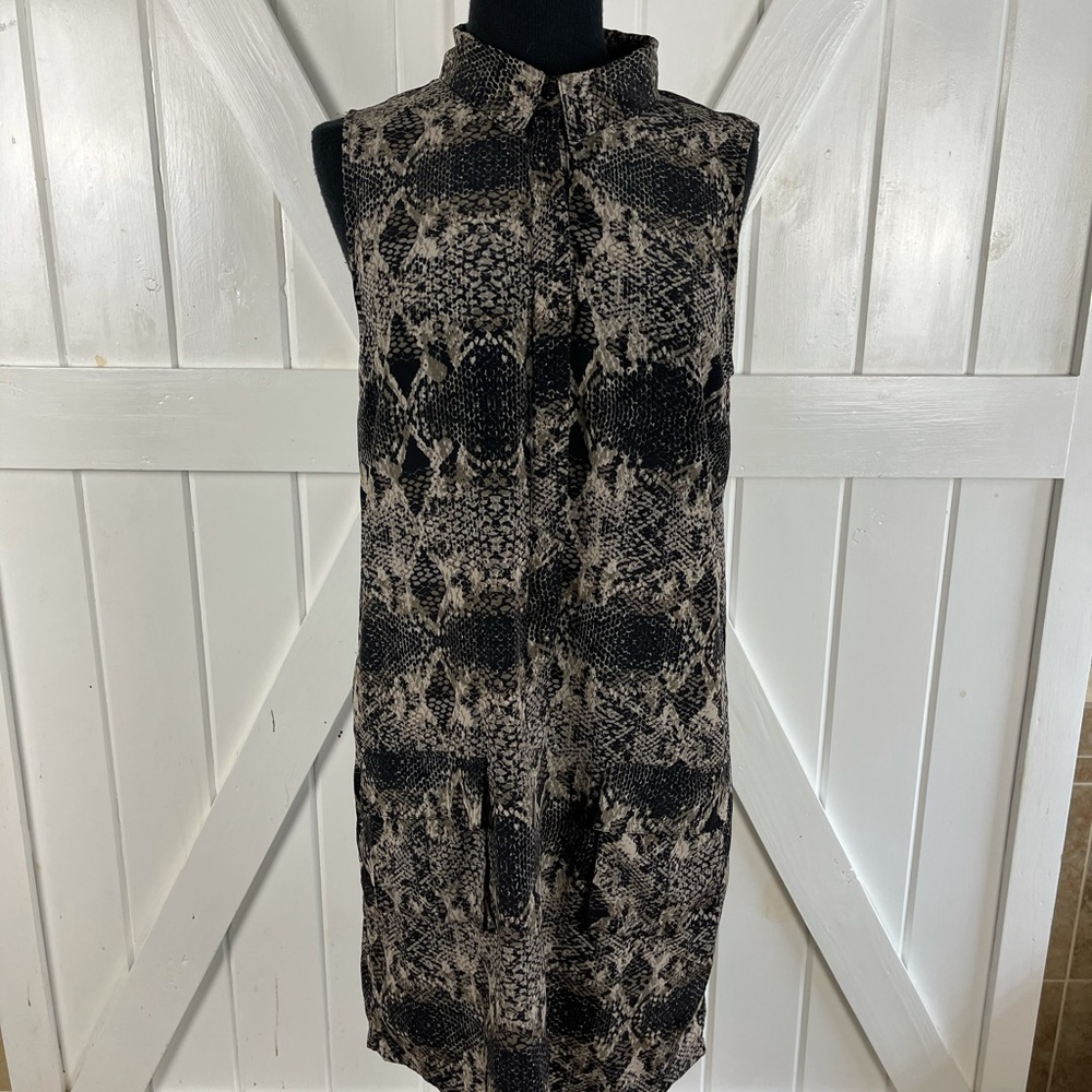 Banana Republic Snake Print dress size 8